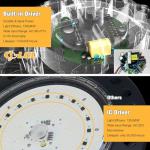 300W Dimmable UFO LED High Bay Light 4-Pack