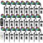 HIBOITEC 12W RGBW Low Voltage Landscape Lights