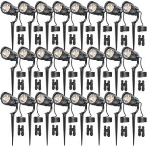 HIBOITEC Low Voltage Landscape LED Spotlights Kit