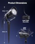 HIBOITEC Low Voltage 7W Landscape LED Spotlights
