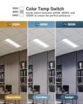 Sunco 2x4 FT Dimmable LED Troffer Light