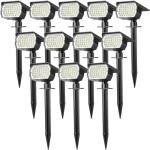 WENATY 12-Pack Solar Spot Lights Outdoor IP65