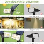 WENATY Solar LED Spot Lights - 2 Pack