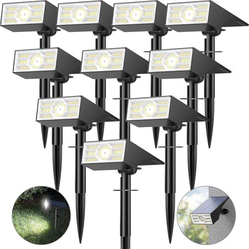 Katipeal 10-Pack Solar LED Spot Lights