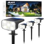 Solar Spot Lights, 4 Pack, Waterproof, Cool Light
