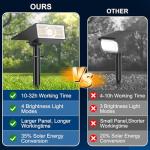 Katipeal 10-Pack Solar Spot Lights, 56 LEDs