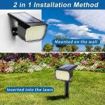 WENATY 12-Pack Solar Spot Lights Outdoor IP65