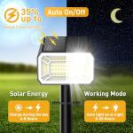 8 Pack Solar Spot Lights for Yard Outdoor Use