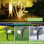 WENATY Solar LED Spot Lights - 2 Pack