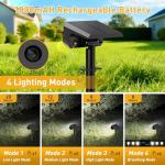 8 Pack Solar Spot Lights for Yard Outdoor Use