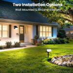 Solar Spot Lights, 4 Pack, Waterproof, Cool Light