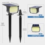 WENATY 12-Pack Solar Spot Lights Outdoor IP65