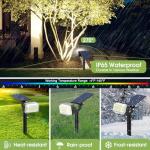 WENATY 102 LED Solar Spotlights - 8 Pack