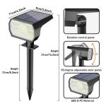 NYMPHY Waterproof Solar LED Lights - 6 Pack
