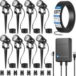 SUNVIE 8-Pack LED Landscape Lighting Kit