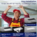 8Pack 2x4 FT Dimmable LED Troffer Lights