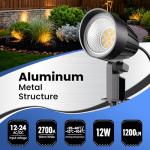 CRODIAL Low Voltage LED Landscape Lighting Kit