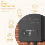 SOROP Low Voltage 12W LED Landscape Lighting Kit