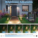 YASIZESOU Low Voltage Landscape Lighting Kit, 8-Pack