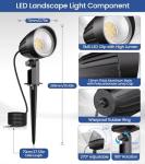 CRODIAL Low Voltage LED Landscape Lighting Kit