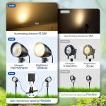 CRODIAL Low Voltage LED Landscape Lighting Kit