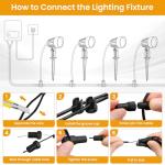 SOROP Low Voltage 12W LED Landscape Lighting Kit