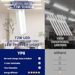 20-Pack 2x4 FT Dimmable LED Troffer Lights