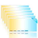 Deamoris 6-Pack Dimmable 2x4 LED Flat Panel Lights