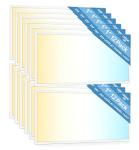 12 Pack LED Flat Panel Lights - Dimmable Options