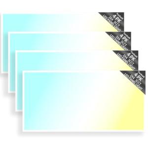 4 Pack 2x4 LED Dimmable Flat Panel Lights