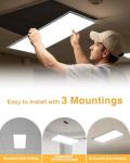 LED 2x4 Flat Panel Light Fixture, Dimmable