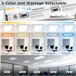 Deamoris 6-Pack Dimmable 2x4 LED Flat Panel Lights