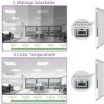 4 Pack 2x4 LED Dimmable Flat Panel Lights