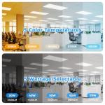 Aphyni 12-Pack 2x4 Dimmable LED Flat Panels