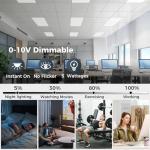 Deamoris 6-Pack Dimmable 2x4 LED Flat Panel Lights