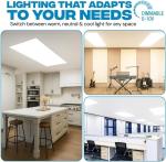 4 Pack 2x4 Dimmable LED Flat Panel Lights