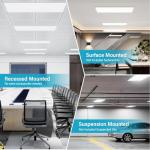 Aphyni 12-Pack 2x4 Dimmable LED Ceiling Lights