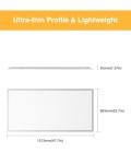 LED 2x4 Flat Panel Light Fixture, Dimmable