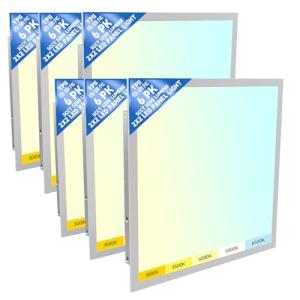 YPII 2x2 LED Flat Panel Light 6-Pack