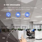 4 Pack Dimmable 2x2 LED Flat Panel Lights