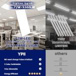 YPII 2x4 LED Ceiling Panel Light, 4-Pack