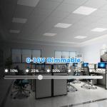 Aphyni 12-Pack Dimmable LED Flat Panel Lights