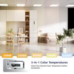 12-Pack 2x2 Adjustable LED Flat Panel Lights