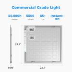 Aphyni 12-Pack Dimmable LED Flat Panel Lights