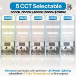 24-Pack Adjustable 2x4 LED Ceiling Lights