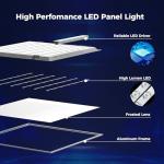 4 Pack Dimmable 2x2 LED Flat Panel Lights