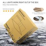 12-Pack Dimmable 2x2 LED Ceiling Lights