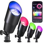 WISELUME RGB+CCT Low Voltage Outdoor Uplights
