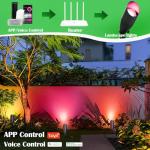 Color Changing Outdoor LED Landscape Lights Kit