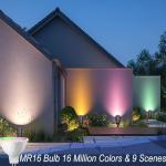 WISELUME RGB+CCT Low Voltage Outdoor Uplights